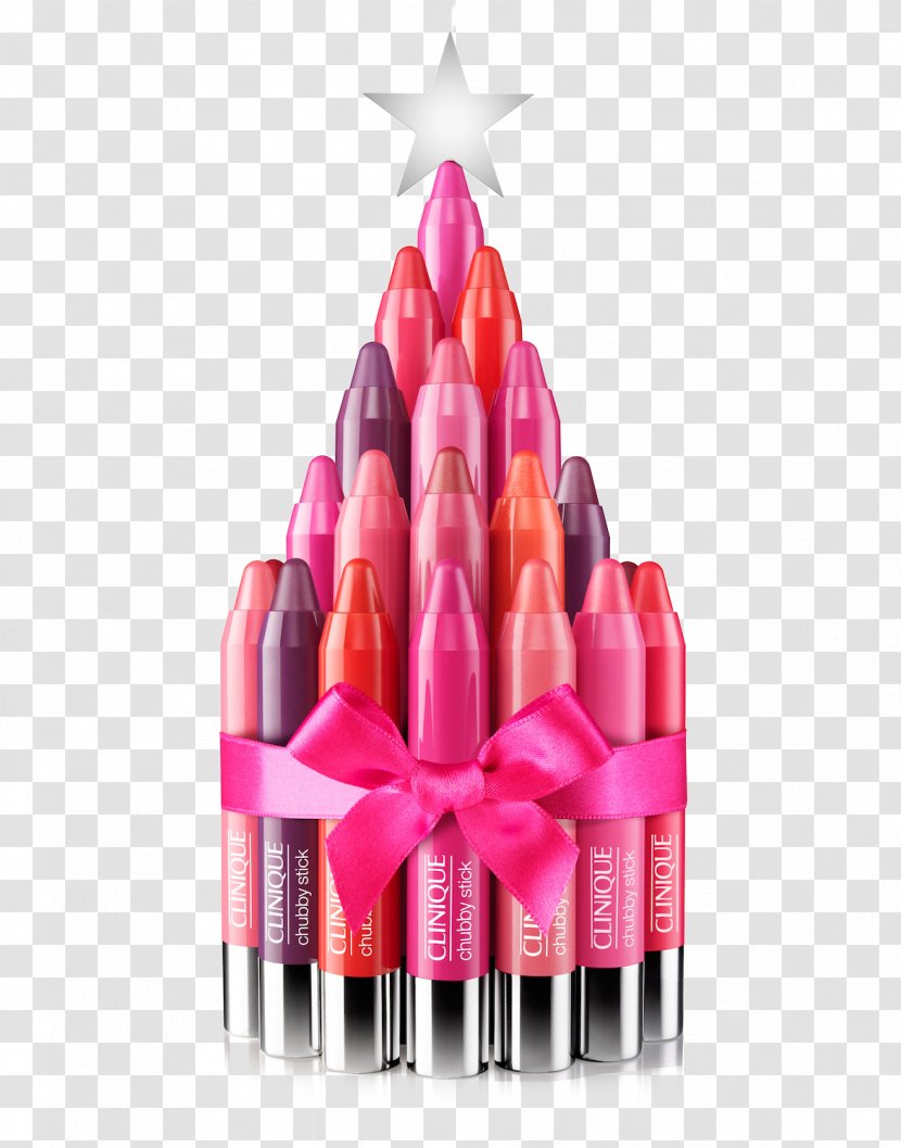Clinique Lip Balm Cosmetics Christmas Advertising - Lipstick - Variety Of Transparent PNG