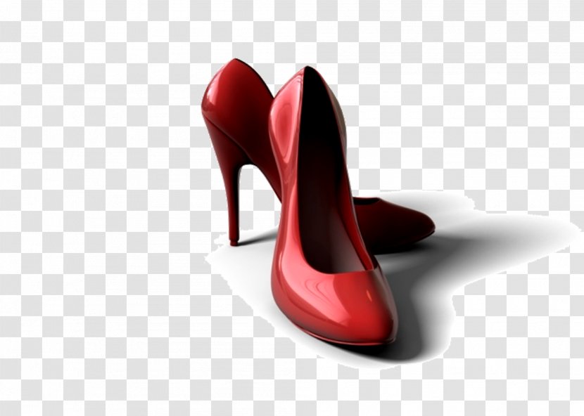 High-heeled Shoe Stiletto Heel Clothing - Woman - Red Shoes Transparent PNG
