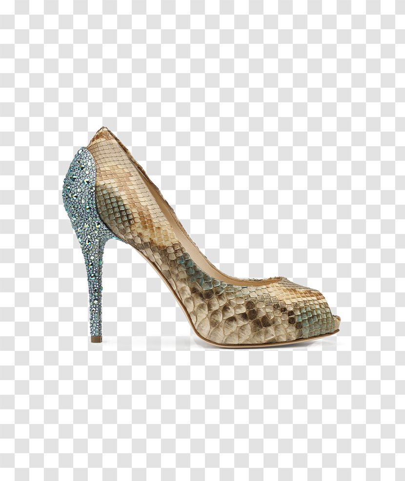Shoe High-heeled Footwear Designer Luxury Goods Fashion - Snakeskin Pattern Rhinestone High Heels Transparent PNG