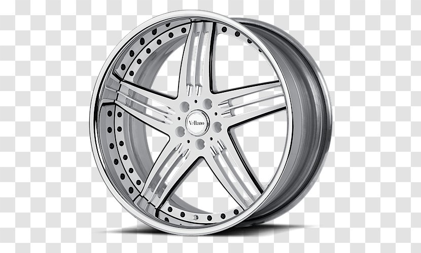 Alloy Wheel Car Rim Spoke Custom - Signature Performance Tire Transparent PNG