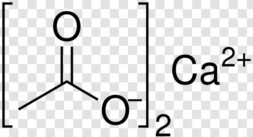 Calcium Acetate Organic Chemistry Ester - Diagram - Salt Transparent PNG
