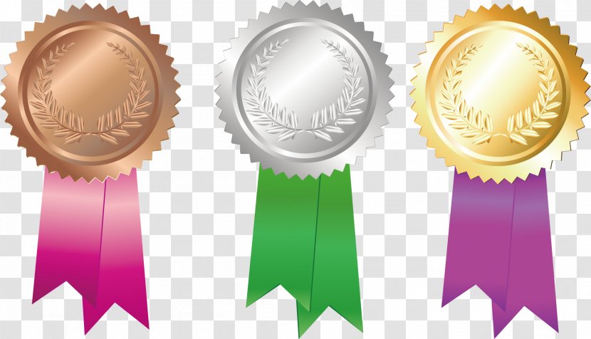 Gold Medal Bronze Silver - Creative Transparent PNG