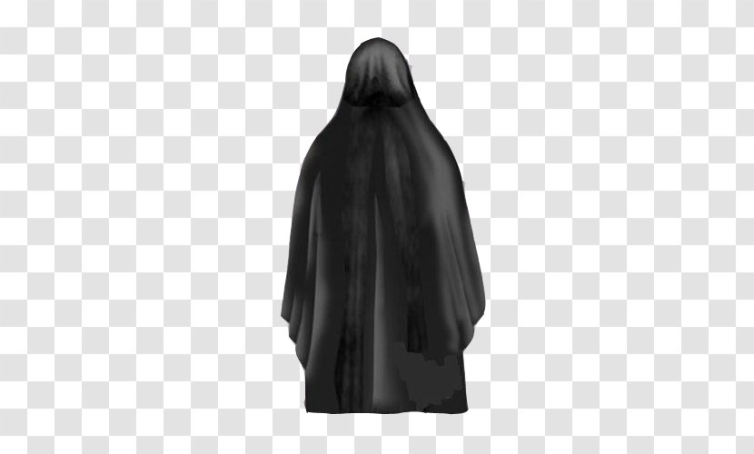 Outerwear Neck Black M - Islamic Post Transparent PNG