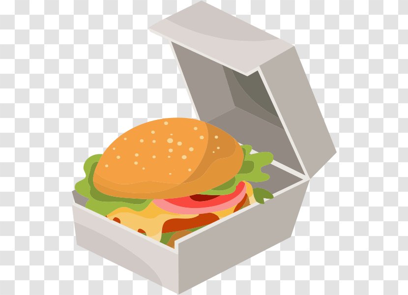 Hamburger Fast Food Take-out Bread Transparent PNG
