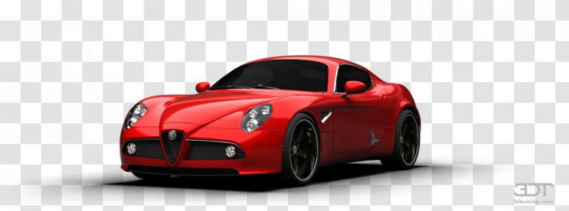 Alfa Romeo 8C Competizione Supercar Automotive Design Compact Car - Auto Racing - 8c Transparent PNG