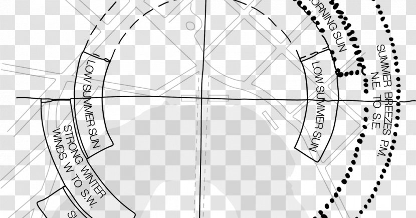 Site Analysis Architecture Circle Pattern - Bicycle Wheel Transparent PNG