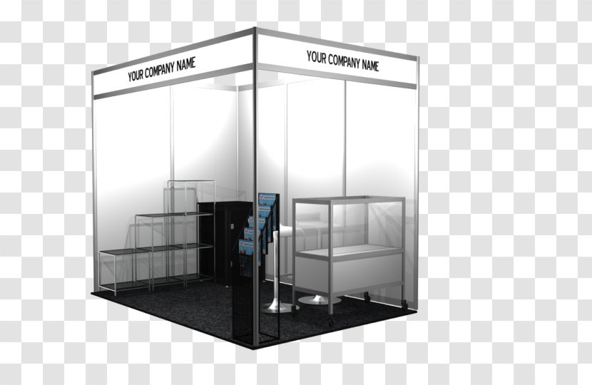 Barcelona Chair Exhibition Shelf Furniture - Exhibtion Stand Transparent PNG