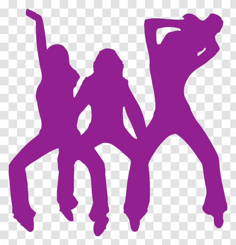 Silhouette Art Dance Clip - Purple - 10% Transparent PNG