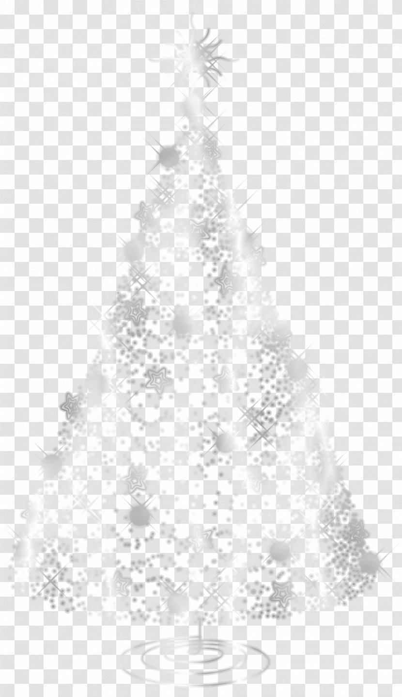 Christmas Tree White - Decor - Pine Cone Transparent PNG