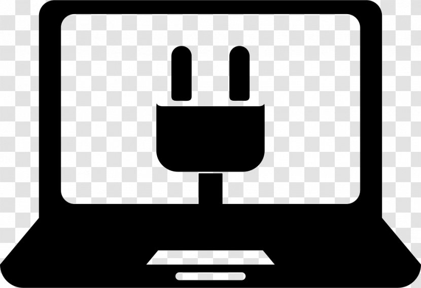 Laptop Clip Art Internet - Black And White Transparent PNG