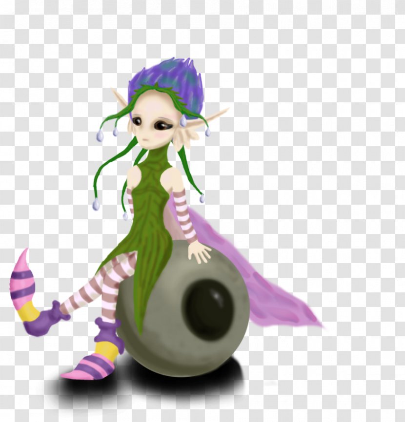 Figurine Cartoon Legendary Creature - Purple - Faerie Transparent PNG