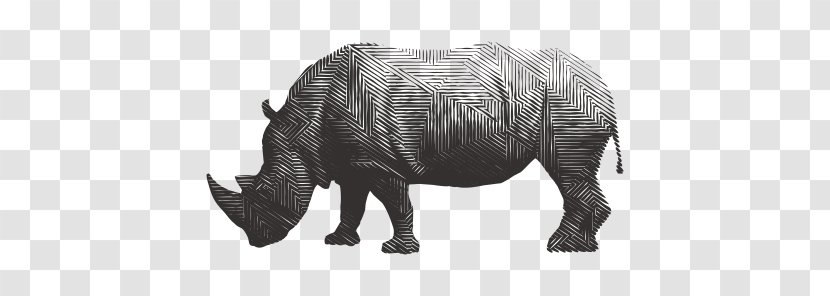 Wall Rhinoceros Fototapet Mural Wallpaper - Wildlife Transparent PNG
