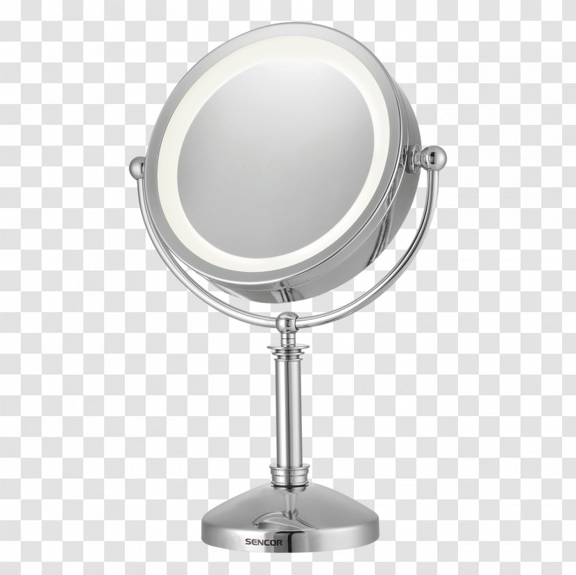 Light-emitting Diode Mirror Battery Charger Backlight - Magnifying Glass - Lighted Transparent PNG