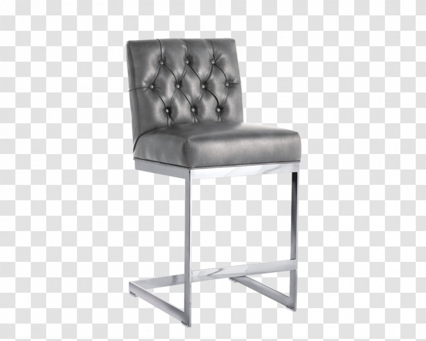 Table Bar Stool Chair Seat - Armrest - Genuine Leather Stools Transparent PNG