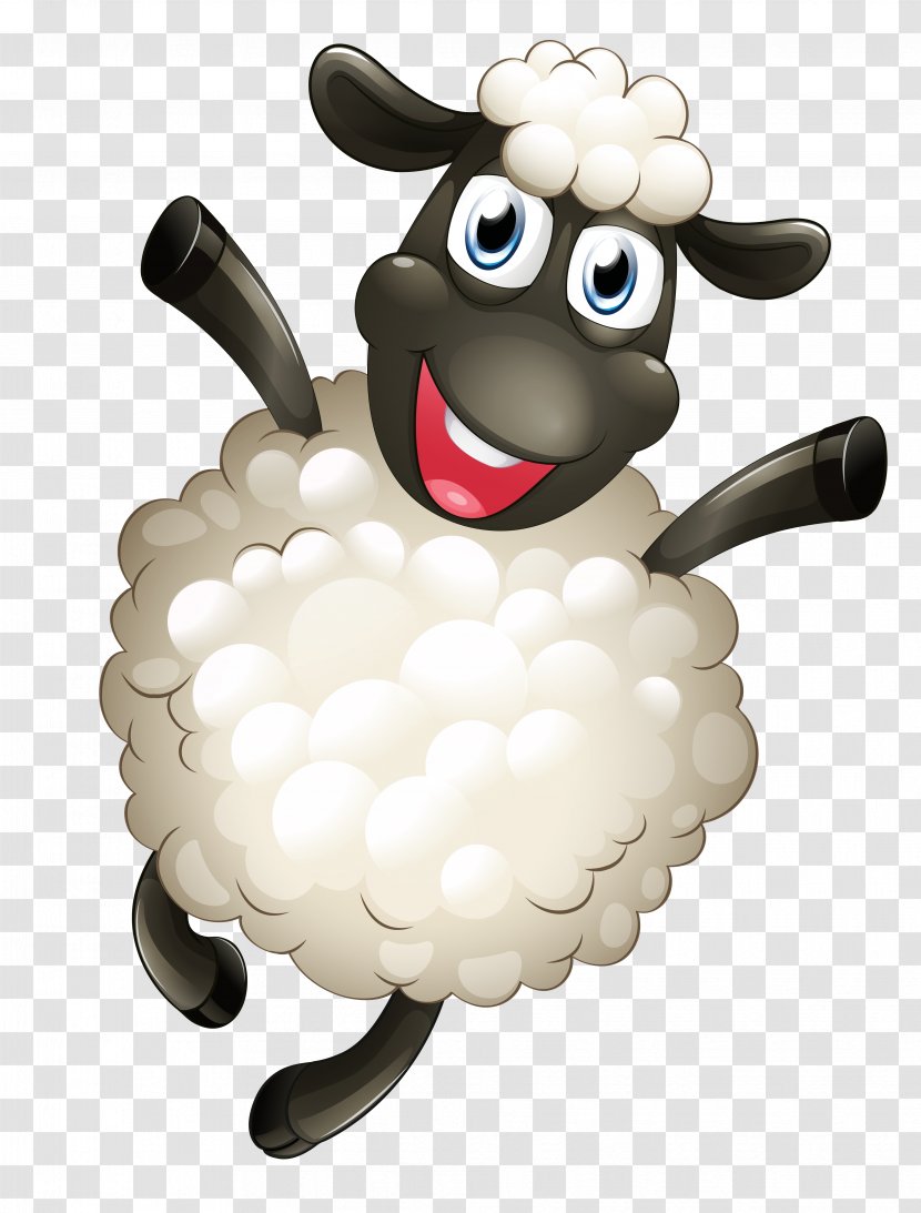 Sheep Cartoon Sticker Clip Art Transparent PNG