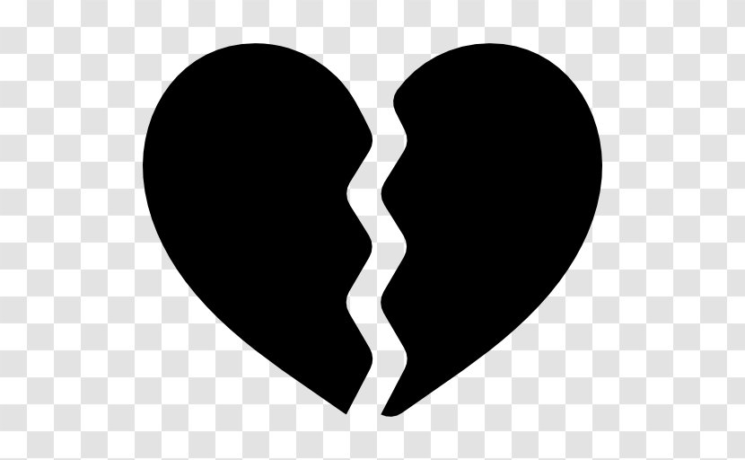 Broken Heart Stock Photography Love - Silhouette - Roto Transparent PNG