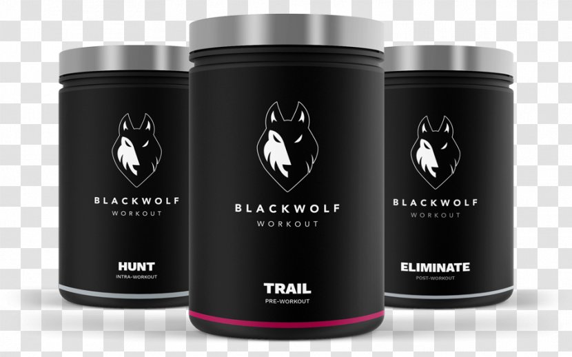Bodybuilding Supplement Dietary Pre-workout Physical Fitness Black Wolf - Preworkout Transparent PNG