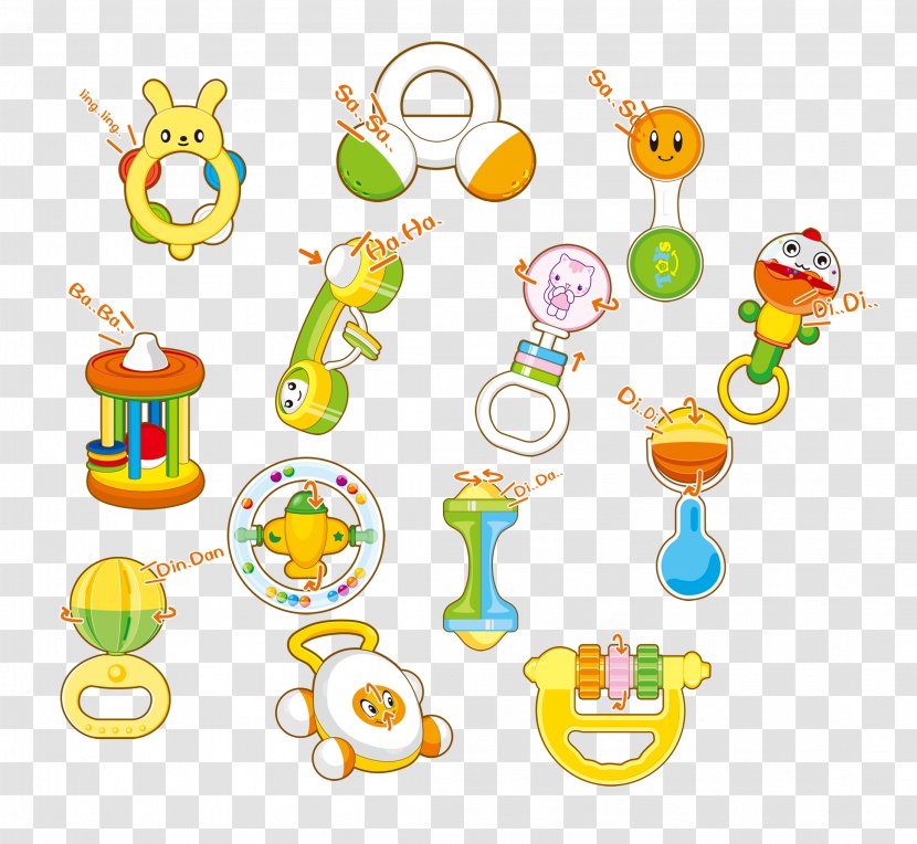 Suzu Infant Child Rattle Toy - Text - Bauble Transparent PNG
