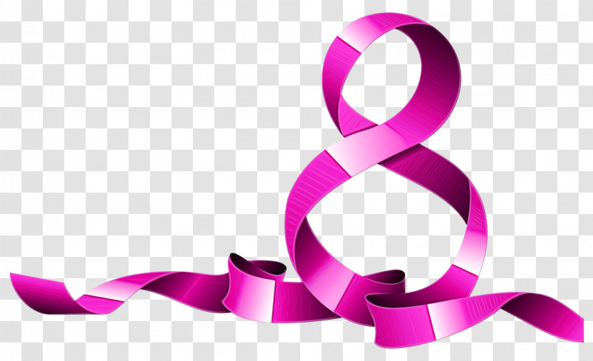 Pink Violet Ribbon Purple Magenta Transparent PNG