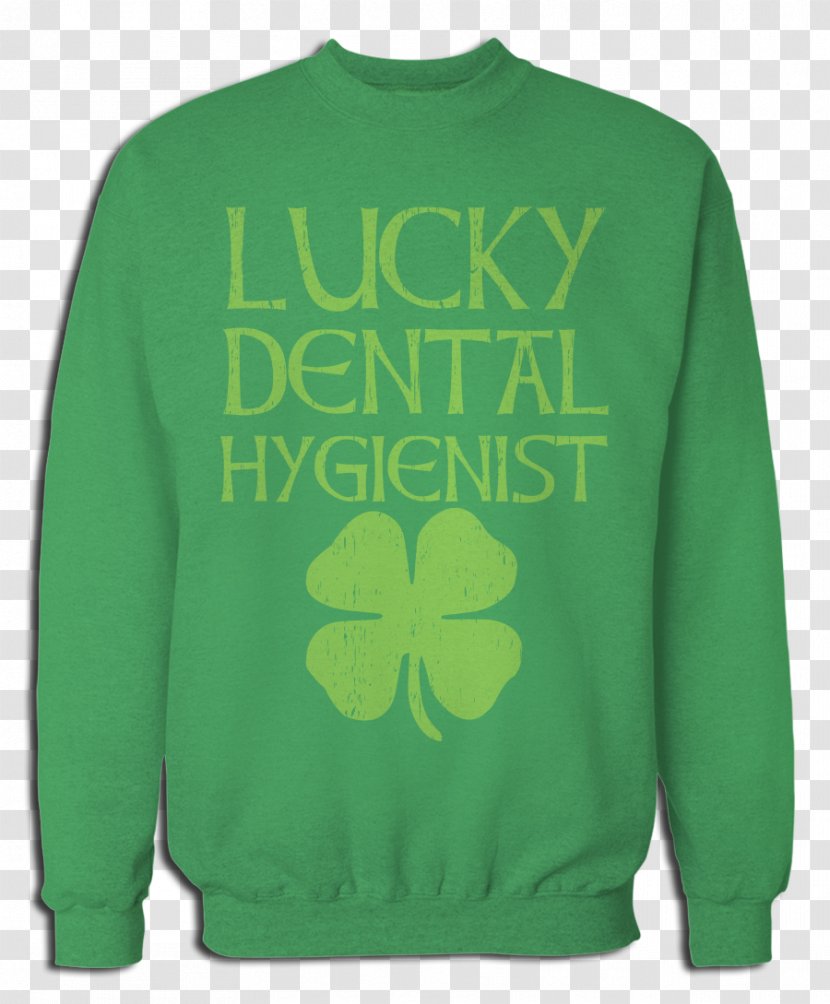 T-shirt Hoodie Saint Patrick's Day Bluza Irish People - Patrick - Dental Hygienist Transparent PNG