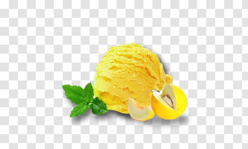 Ice Cream Sorbet Food Scoops - Flavor - Delicious Melon Transparent PNG
