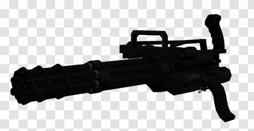 Trigger Minigun M61 Vulcan Gatling Gun - Heart Transparent PNG