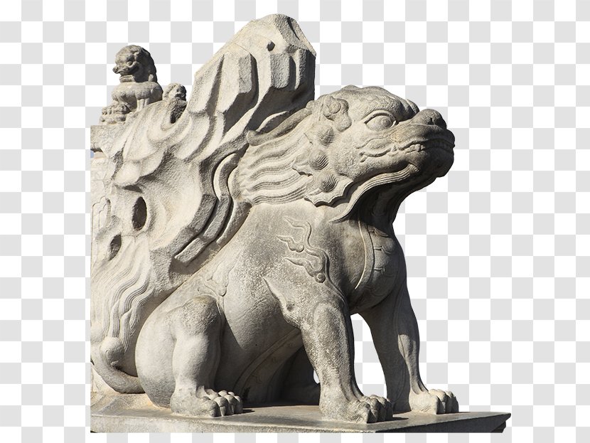 Summer Palace National Museum Forbidden City Chinese Guardian Lions - Classical Sculpture Transparent PNG