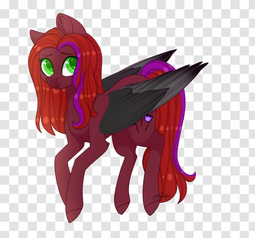 Horse Illustration Legendary Creature Cartoon Purple - Nightshade Business Transparent PNG