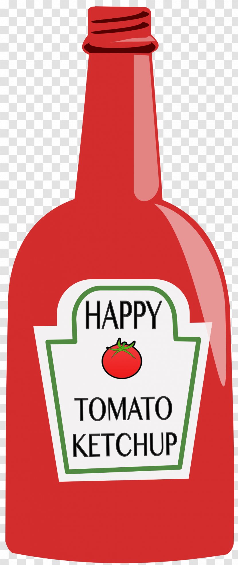 Ketchup Liqueur Bottle Clip Art Logo - Drinkware Transparent PNG