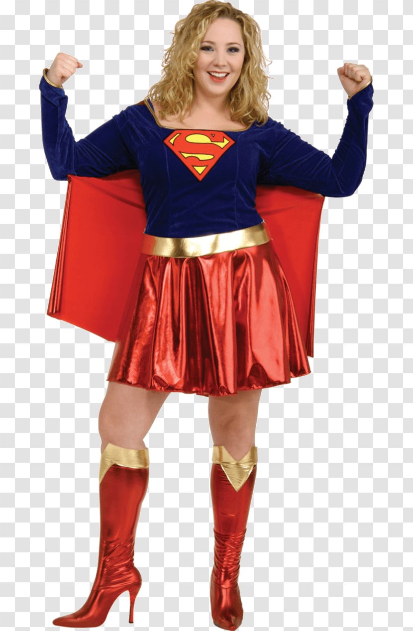 Supergirl Halloween Costume Plus-size Clothing - Party Transparent PNG