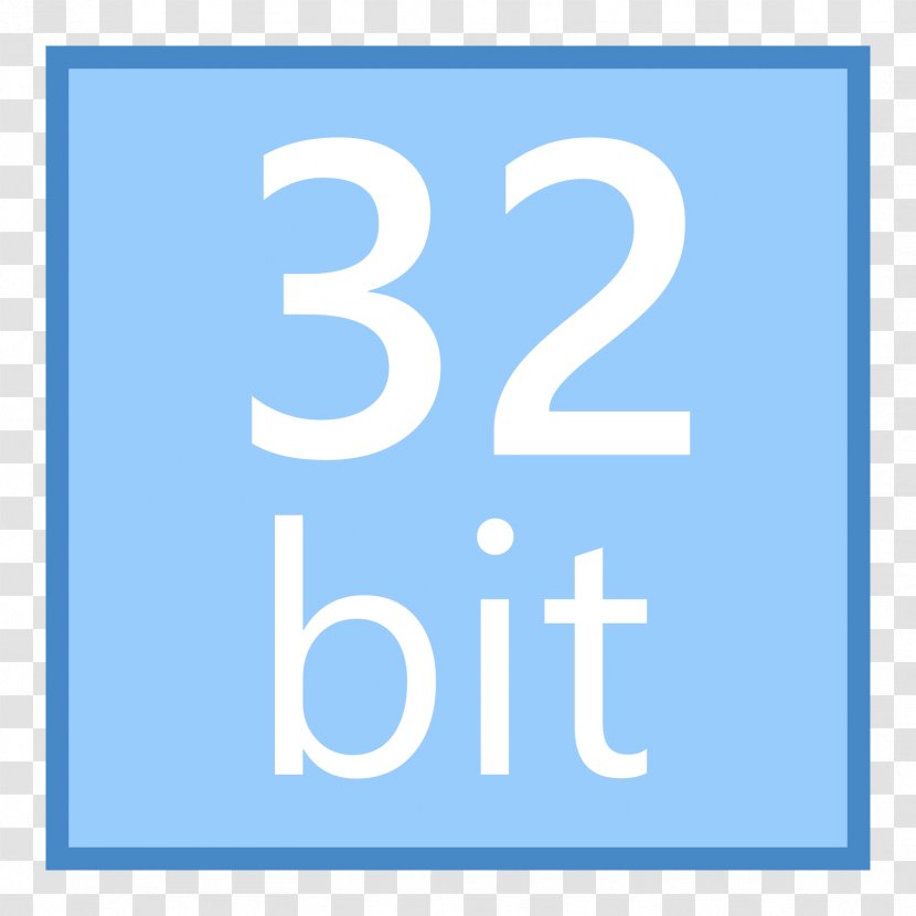 32-bit 64-bit Computing Computer 128-bit - Information - 32bit Transparent PNG