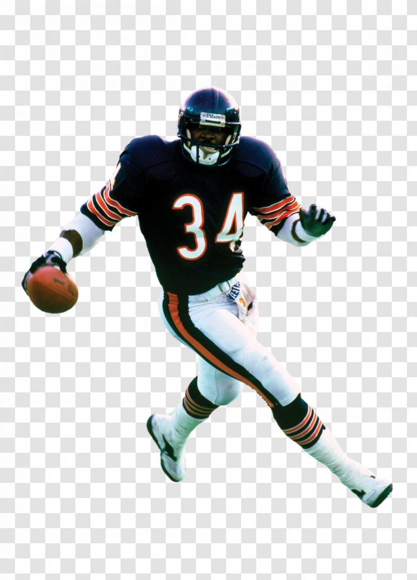 Chicago Bears NFL Running Back American Football Athlete - Equipment And Supplies Transparent PNG