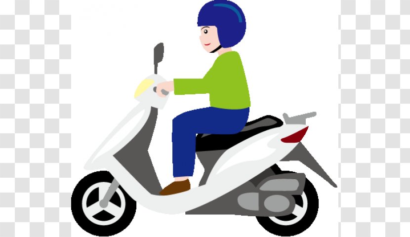 Scooter Clip Art: Transportation Motorcycle Bicycle Art - Twowheeler Transparent PNG