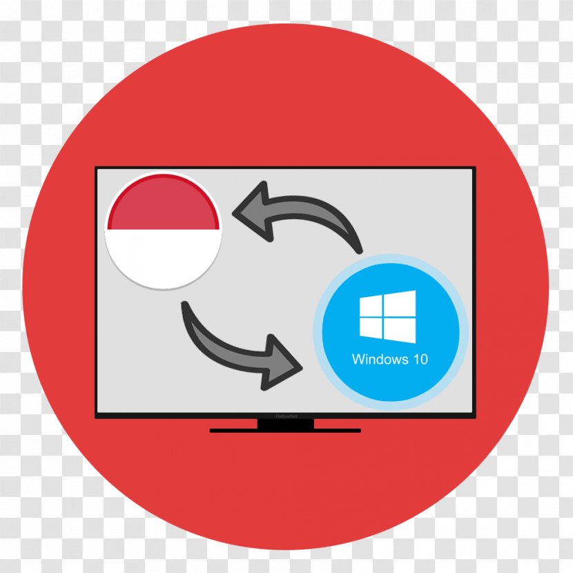 Language Interface Pack Indonesian Windows 10 - Sign - Cuma Transparent PNG