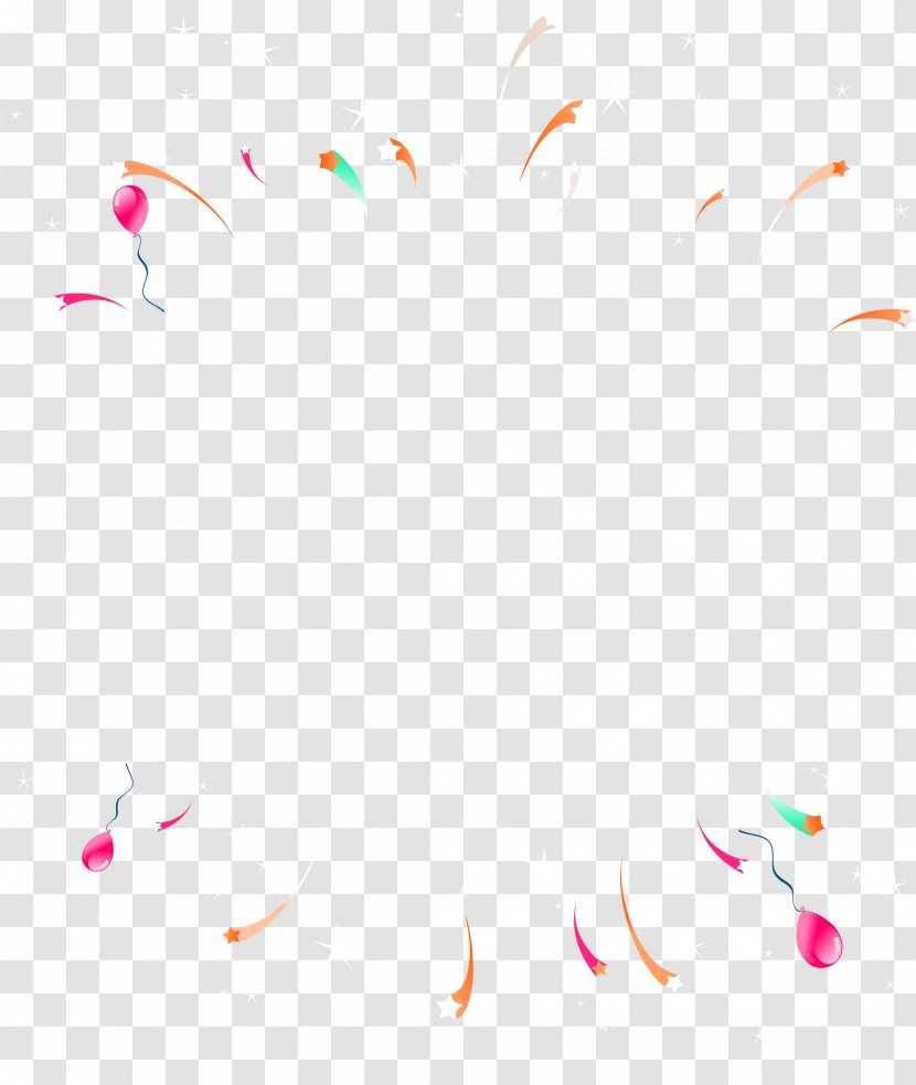 Paper Petal Pattern - Triangle - Orange Simple Fireworks Floating Material Transparent PNG