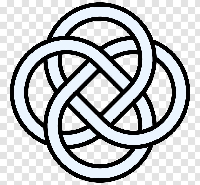 Celtic Knot Art Clip - Symmetrical Vector Transparent PNG