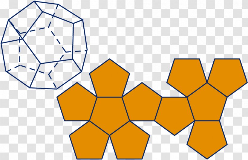 Net Polyhedron Platonic Solid Geometry Regular Icosahedron - Octahedron - Plane Transparent PNG