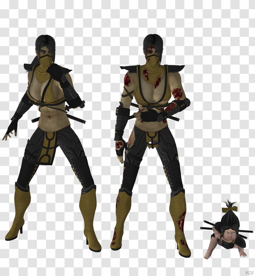 Mortal Kombat X Scorpion Jade Mileena - Costume Transparent PNG