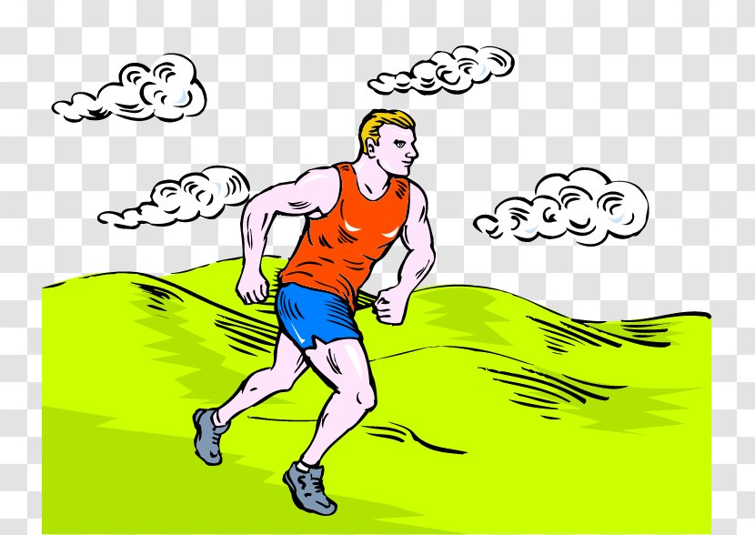Running Marathon Stock Photography Illustration - Joint - Runners Grass Transparent PNG