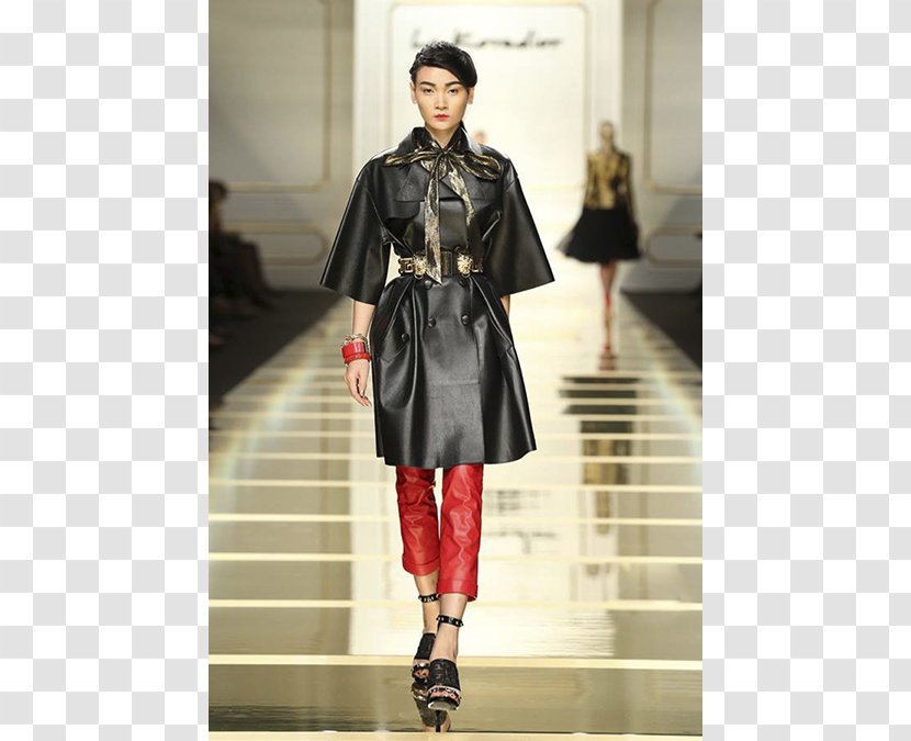 Runway Fashion Week Haute Couture Đồi Lau - Coat - Magazine Design Transparent PNG