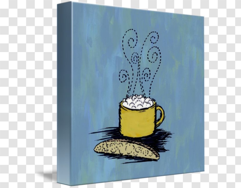 Gallery Wrap Canvas Art Wall - Blue Coffee Transparent PNG