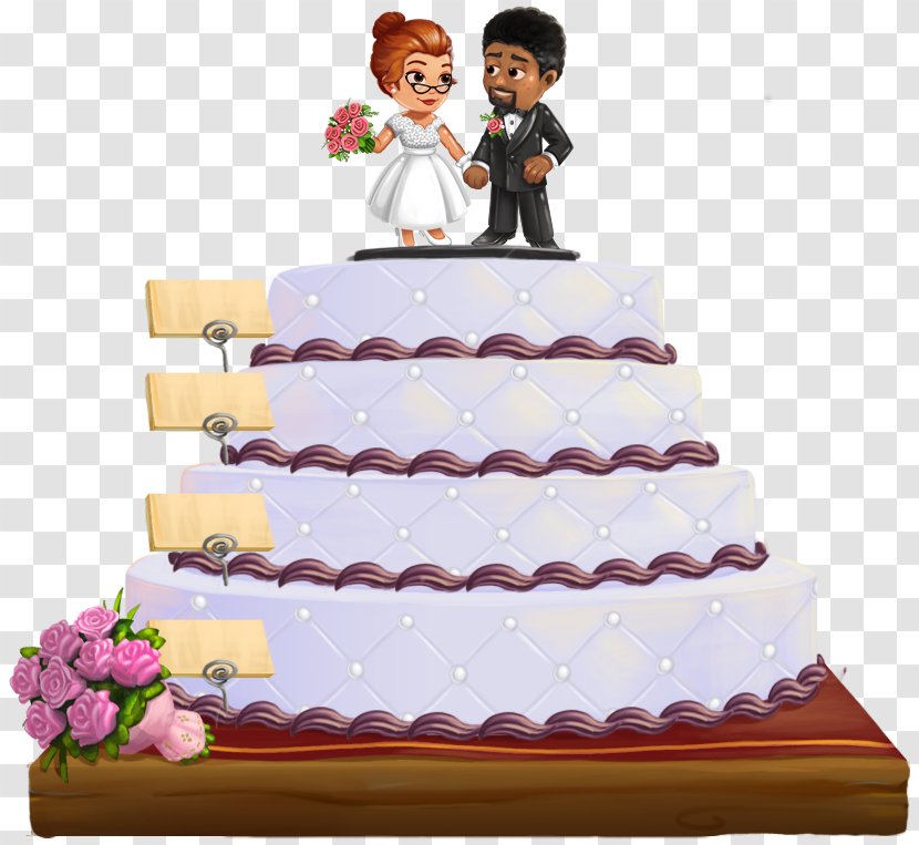 Wedding Cake Sugar Torte Decorating Transparent PNG
