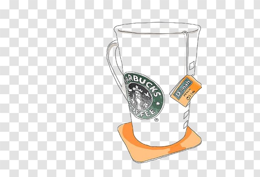 Tea Bag Coffee Cup Starbucks - City Mug Transparent PNG