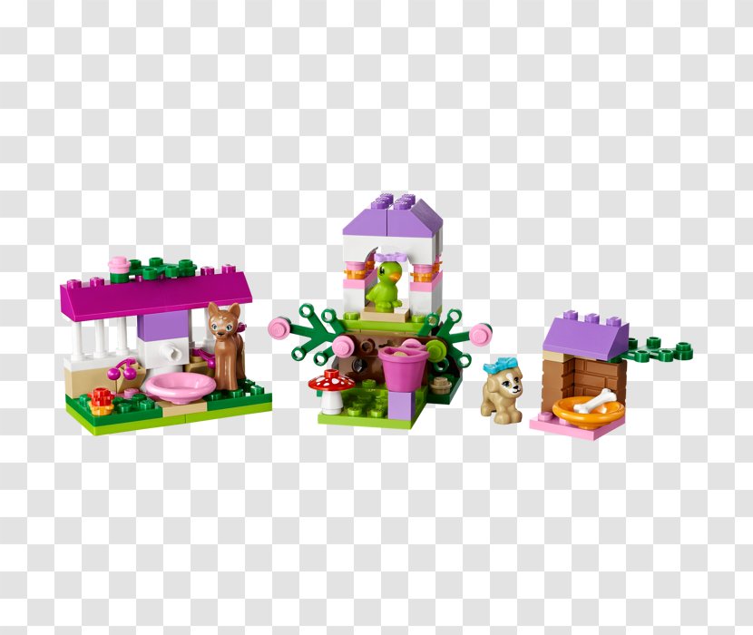 LEGO Lunch Set Toy Block 3185 Friends Summer Riding Camp Boite Lego Vert Citron - Watercolor - 1 PlotLego Animals Transparent PNG