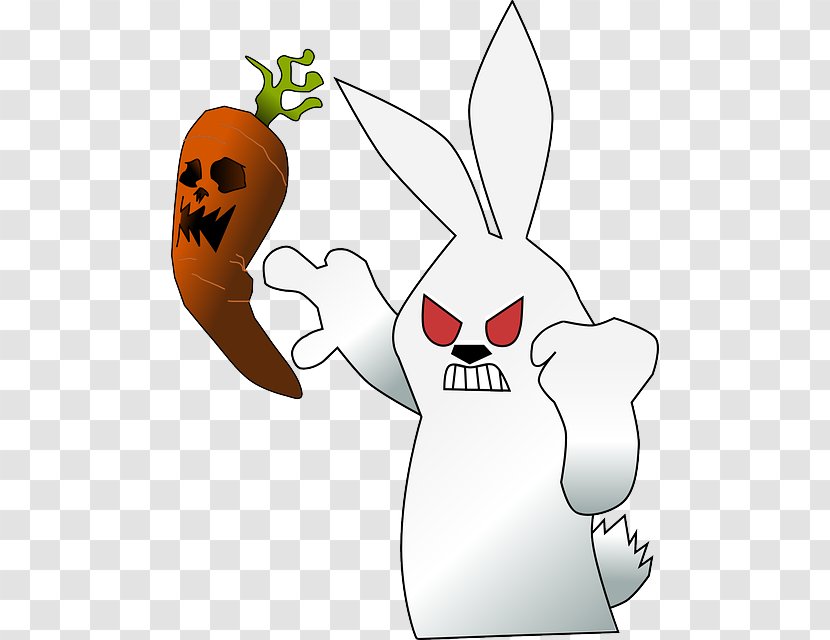 Clip Art Holland Lop Openclipart Rabbit - Cartoon - Halloween Characters Transparent PNG