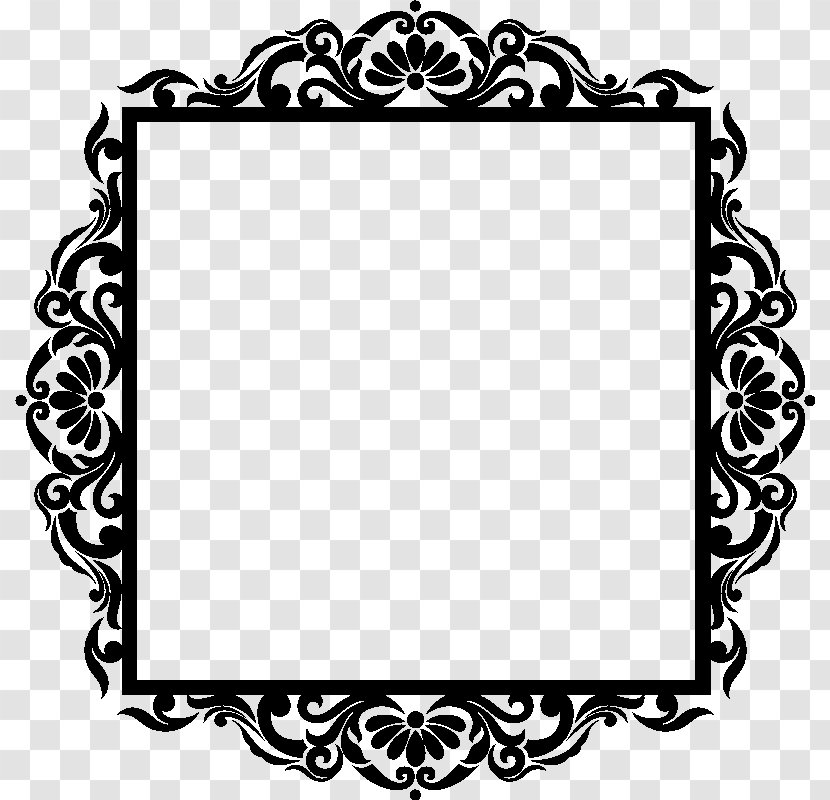 Picture Frames Baroque Photography Sticker Wall Decal - Frame Transparent PNG