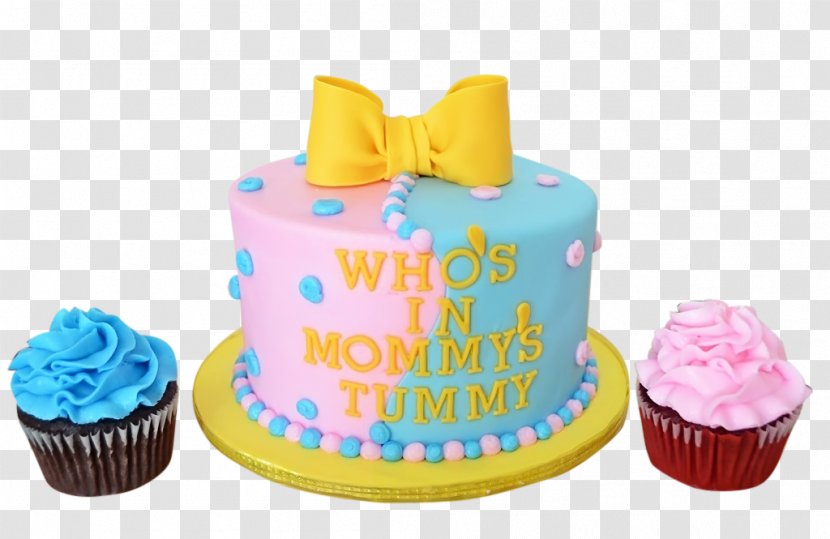 Buttercream Cupcake Birthday Cake Sugar Decorating - Baby Shower Transparent PNG
