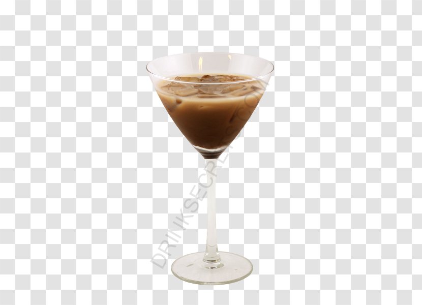 Martini Brandy Alexander Cocktail Garnish White Russian - Glass - Milk Transparent PNG