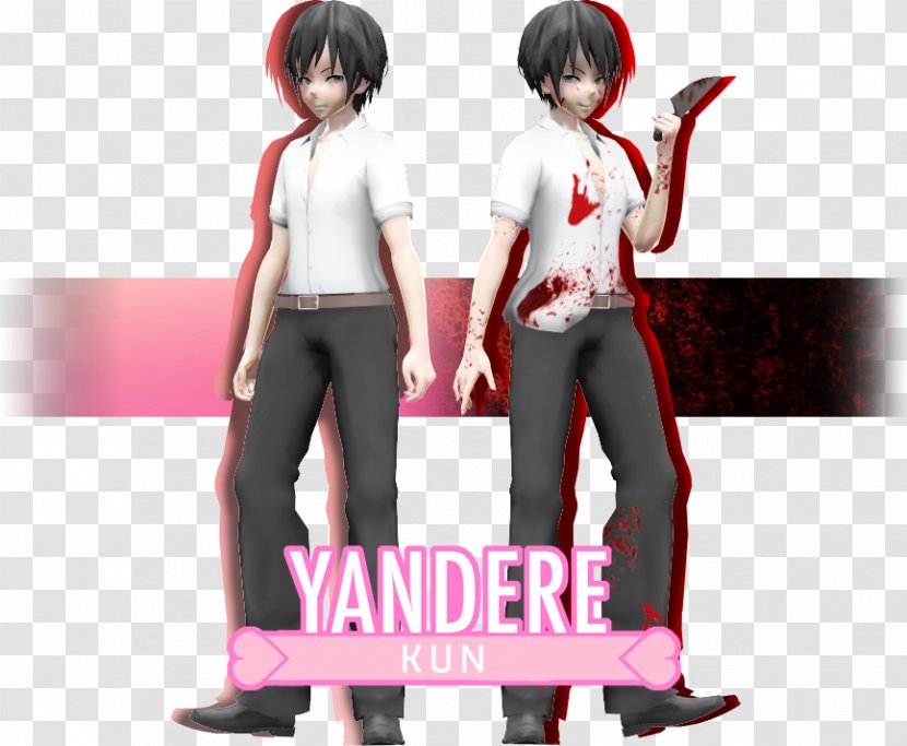 Yandere Simulator Fan Art Download - Frame - Mmd T Shirt Transparent PNG