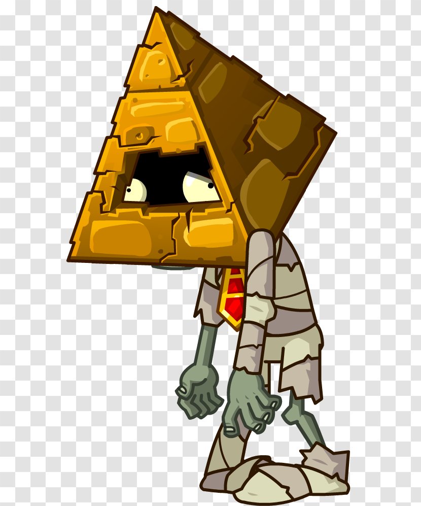Plants Vs. Zombies 2: It's About Time Zombies: Garden Warfare Heroes Video Game - Silhouette - Pyramid Transparent PNG